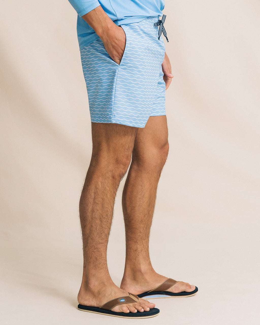 Ocean Echo Maritime Swim Trunk