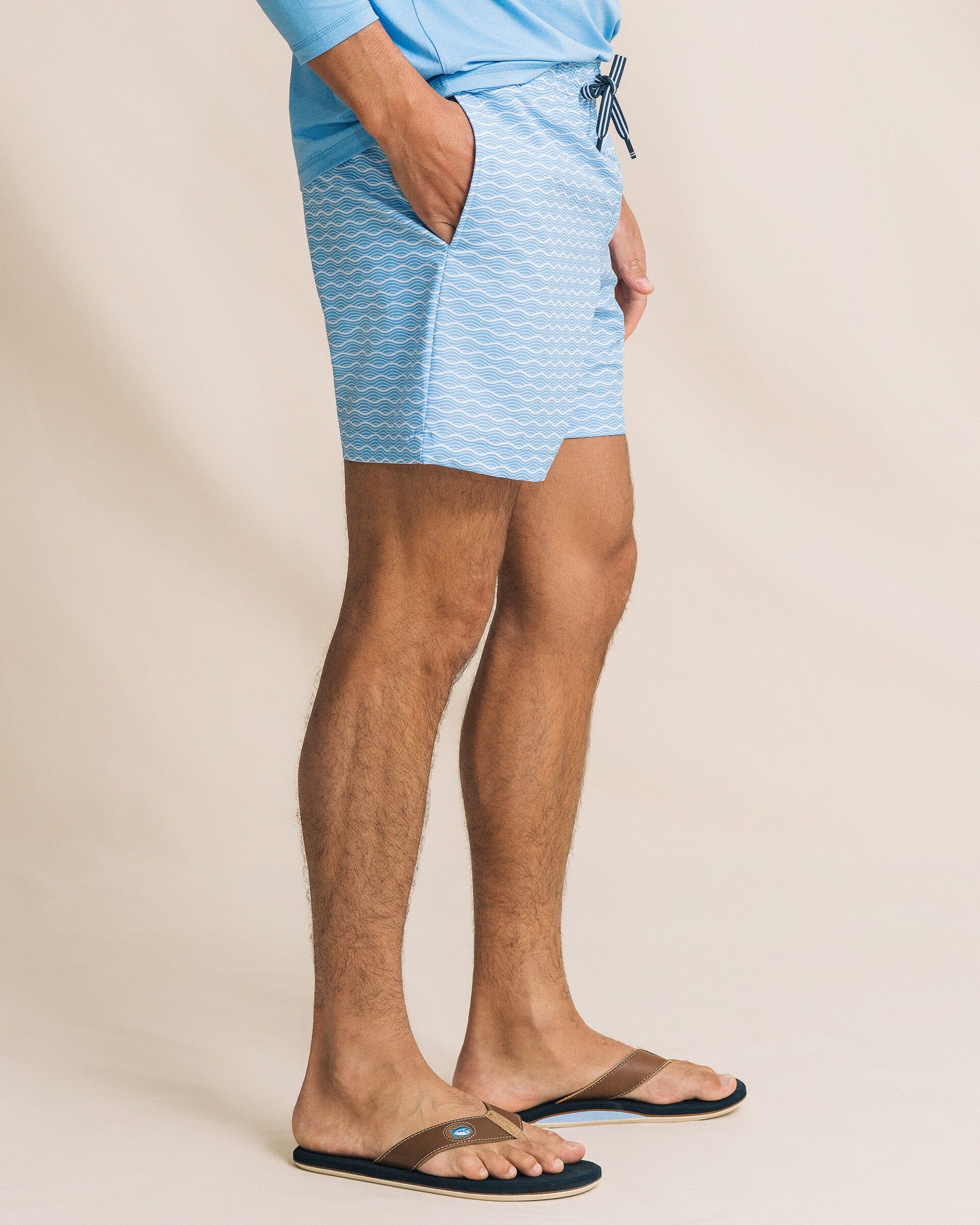 Ocean Echo Maritime Swim Trunk
